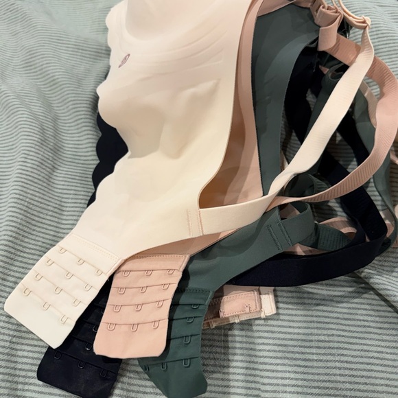 Scalloped Edge Nursing Bra Set - Cream, Oyster, Sage, Black - Picture 5 of 8